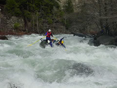 Class IV Rapid on the MIddle Fork of the Smith