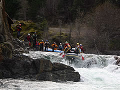 Rafting on California's Salmon River - Bloomer Falls